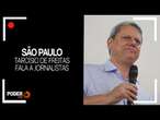 Ao vivo: Tarcísio de Freitas fala a jornalistas sobre a extensão do metrô de SP