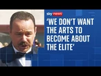 Danny Dyer asked about working class actors on BAFTA TV Awards red carpet