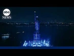 How Statue of Liberty was transformed for epic, first-of-its-kind performance