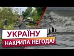 Десятки повалених дерев, затоплені дороги та ПІВТОРАМЕТРОВІ ХВИЛІ. Негода лютує в Одесі та Запоріжжі