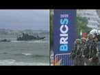 Marinha realiza exercício militar na Baía da Guanabara antes do Brics | AFP