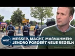 MESSERGEWALT IN DEUTSCHLAND: Benjamin Jendro fordert generelles Trageverbot in der Öffentlichkeit