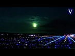 Así es como una bola de fuego ilumina el cielo de Japón
