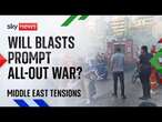 Lebanon: Will pager & radio blasts prompt an all-out war?