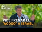 FEIJÓO tilda de "ATROCIDAD" los ATAQUES de ISRAEL en GAZA, pero NO habla de GENOCIDIO | RTVE
