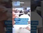 Brasileiros usam #jiujitsu para imobilizar ladrão nas ruas de Barcelona #shorts #viral #noticias