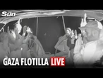 LIVE: Inside flotilla heading to Gaza as Israeli forces attempt to halt the boats