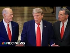 Trump says Republicans have a 'well-unified party' after meeting with Senators
