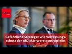 Verfassungsschutz verleiht AfD Märtyrerstatus und gefährdet damit unsere Demokratie