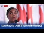 Watch Live: Badenoch addresses Tory Party conference after confirming plans to leave the ECHR