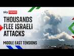 Nearly 500 killed in Israeli strikes on southern Lebanon | Middle East Tensions