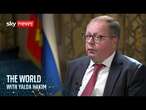 Russian ambassador to the UK speaks to Sky News | The World with Yalda Hakim