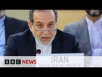 Iran foreign minister accuses Israel of 'an outrageous act of aggression' | BBC News