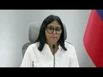 Delcy pede a Charles III que libere ouro venezuelano para resposta a terremoto | AFP