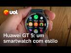 Huawei Watch GT 5 é relógio inteligente com bom custo-benefício