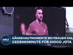 TOD VON DIOGO JOTA: Tränen bei Frauen-EM – Emotionale Schweigeminute vor Spanien gegen Portugal