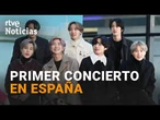 BTS ATERRIZA en MADRID con un esperado DOBLE CONCIERTO en el ESTADIO METROPOLITANO | RTVE Noticias