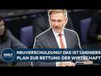 DEUTSCHLAND: Rettung der Wirtschaft? Finanzminiser Christian Lindner plant höhere Neuverschuldung