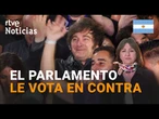ARGENTINA: MILEI REBAJA el TONO y BUSCA APOYOS tras la ÚLTIMA DERROTA ELECTORAL | RTVE Noticias