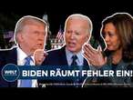 US-PRÄSIDENT BIDEN GENERVT: Rückzug aus Präsidentschaftsrennen ein Fehler – Er hätte Trump besiegt!