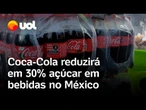 Coca-Cola reduzirá em 30% o teor de açúcar em suas bebidas no México após acordo com o governo