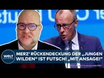 POLITIK: Merz' Rückendeckung der Jungen Union wegen Rentenpaket futsch! Blockade? "Mit Ansage!"