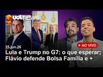 Flávio Bolsonaro defende Bolsa Família; Lula e Trump no G7: o que esperar; Copa do Mundo e+