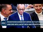 DEUTSCHLAND: Migrationshammer! Rot-grüne Wut auf Merz! Und die AfD lacht sich ins Fäustchen