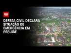 Defesa Civil declara situação de emergência em Peruíbe | LIVE CNN