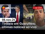 Tiroteio no aeroporto de Guarulhos; Marçal indiciado; Lula minimiza Bolsonaro com Trump | UOL News