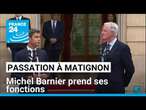 Passation à Matignon : Michel Barnier prend ses fonctions • FRANCE 24