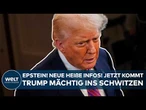 USA: Trump unter Feuer aus den eigenen Reihen! Neue Epstein-Infos bringen ihn mächtig ins Schwitzen