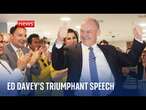 'The Liberal Democrats are winning again' - says jubilant leader Sir Ed Davey