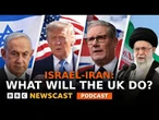 Will US President Donald Trump ask for the UK's support in any US strikes on Iran? | BBC Newscast