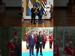 Milei visita o Palácio dos Bandeirantes e recebe honraria de Tarcísio
