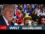 TRUMPS FRIEDENSPLAN FÜR NAHOST: Israelis warten auf die Rückkehr der Geiseln | WELT LIVESTREAM