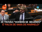 Zé Trovão diz que homens se beijando é falta de vara de marmelo
