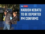 Images show moment mistakenly released migrant sex offender is arrested