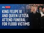 Watch live: King Felipe and Queen Letizia lead state funeral for victims of the floods in Valencia