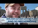 BERLIN: Unterirdische Umfrage! „Failed State“ und unsympathische Bewohner | Hamburger sind nett