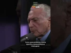 'Não aplaudo aquele meu ato', diz Temer sobre decreto das bets: