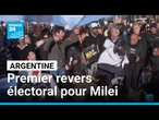 Argentine : première défaite électorale pour Javier Milei • FRANCE 24