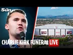 LIVE: Trump set to speak at Charlie Kirk's funeral and memorial service in Arizona
