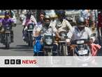 Will CNG motorbikes help India's air quality? | BBC News