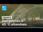 Canicule : des pointes à 40 °C attendues dans plusieurs départements en France • FRANCE 24