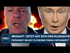 UKRAINE-KRIEG: NATO aufgepasst! "All das sorgt in Moskau für Unruhe!" Plötzlich wird Putin nervös!