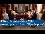 Filtran la entrevista con censura a Milei tras la cripto estafa con un poético final: 