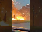 Video shows explosions coming from a fireworks stand after it caught fire