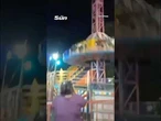 Horror moment fairground ride plummets 50ft to ground injuring 12