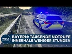 BAYERN: Heftige Unwetter treffen Nürnberg! Verletzte und massive Schäden